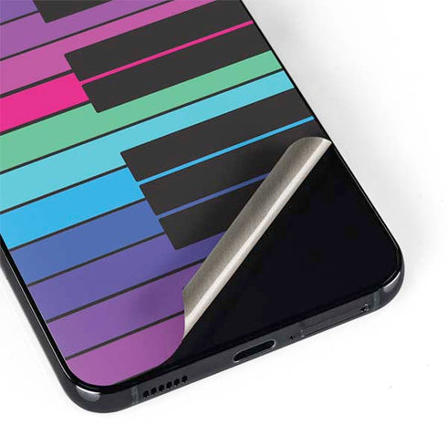 Color Piano Keys Galaxy S22 Skin